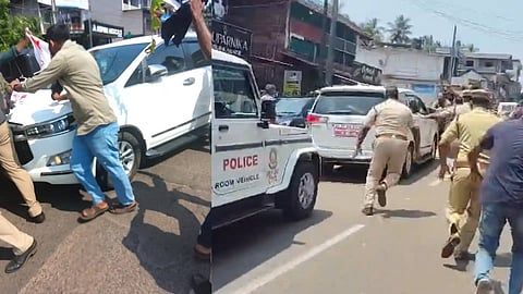 Minister OJ Janeesh Vehicle Attacked 