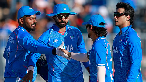 India cricket team wicket celebration Asian Games 2026