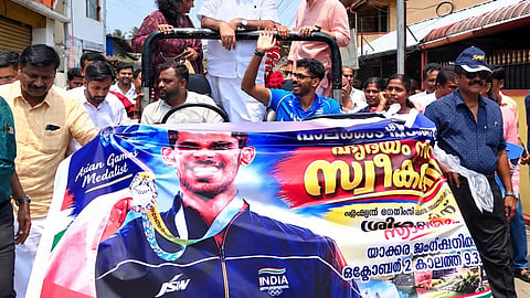 M Sreeshankar Asian Games Silver Medal