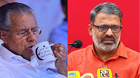 Rahul Mamkootathil against pinarayi vijayan