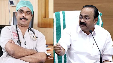 V.D. Satheesan's remark on angioplasty