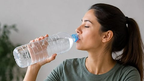 large amount of water at a time