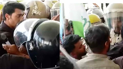 Vande Mataram Seminar Protest