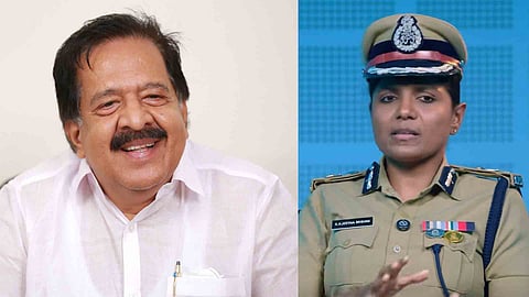 Ramesh Chennithala, Ajeetha Begum IPS