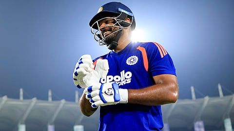 Sanju Samson training