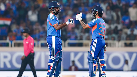 Sanju Samson Ishan Kishan batting 