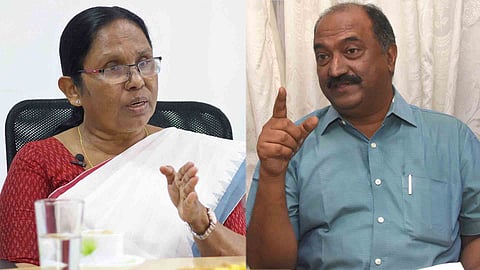 K K Shailaja, K N Balagopal