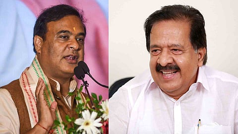 Himanta Biswa Sarma, Ramesh Chennithala