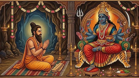 Kalidasa and Bhadrakali