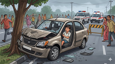 Minor Driving Crash Case