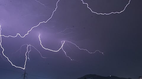 Lightning strike