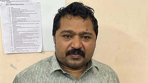 Sexual assault against a young woman on a train; young man arrested.