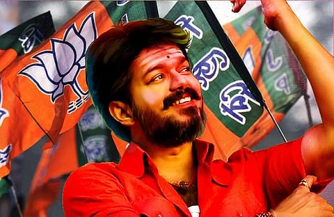 വിജയ്‌ക്കെതിരെ വര്‍ഗീയ പരാമര്‍ശവുമായി ബിജെപി; പള്ളികള്‍ക്ക് പകരം ആശുപത്രികള്‍ നിര്‍മ്മിക്കുമോ? 