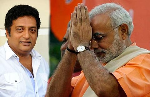 വിഭാഗീയ രാഷ്ട്രീയം ഫലം കണ്ടില്ലല്ലേ..? 150 സീറ്റുകള്‍ എവിടെ പോയി..? മോദിയോട് പ്രകാശ് രാജ്