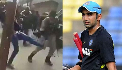 സ്വാതന്ത്ര്യം വേണ്ടവര്‍ വിട്ടുപോകണം, കശ്മീര്‍ ഞങ്ങളുടേതാണ്; ജവാനെ മര്‍ദ്ദിച്ചതില്‍ വിമര്‍ശനവുമായി ഗംഭീര്‍