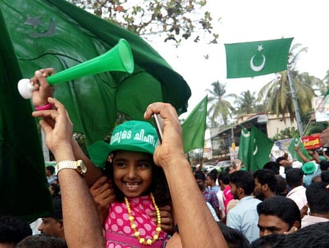 മലപ്പുറത്തെ പച്ചയില്‍ മുക്കി യുഡിഎഫ് ആഘോഷം - ചിത്രങ്ങള്‍