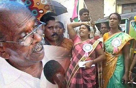 മൂന്നാര്‍: സമരക്കാരെ പൊലീസ് ബലം പ്രയോഗിച്ച് അറസ്റ്റ് ചെയ്തു നീക്കി