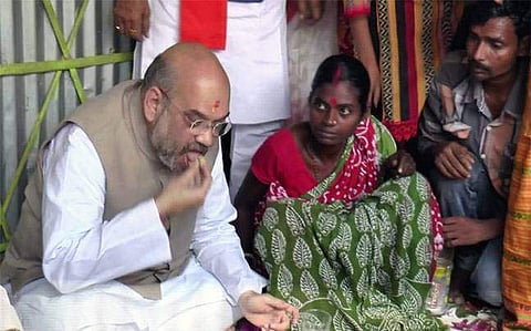 അമിത്ഷായ്‌ക്കൊപ്പം ഊണുകഴിച്ച ബംഗാളിലെ ബിജെപി പ്രവര്‍ത്തകര്‍ തൃണമൂലില്‍ ചേര്‍ന്നു