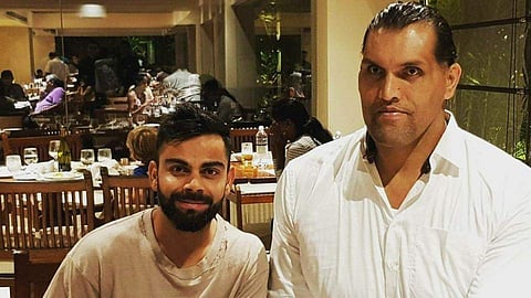 ഒരു അങ്കത്തിനുണ്ടോ? ദി ഗ്രേറ്റ് ഖലിക്കൊപ്പം ഇന്ത്യന്‍ നായകന്‍