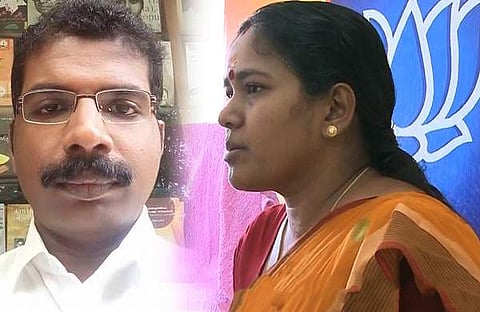ചുണയുണ്ടെങ്കില്‍ കരണക്കുറ്റിക്കടിക്കാന്‍ വരുമോ? ശോഭാ സുരേന്ദ്രനെ വെല്ലുവിളിച്ച് സുധീഷ് മിന്നി