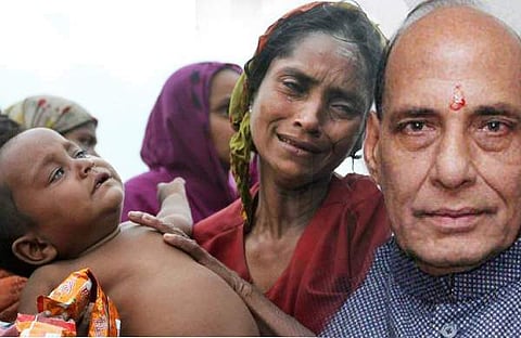 റോഹിങ്ക്യകള്‍ അഭയാര്‍ത്ഥികളല്ല; അനധികൃത കുടിയേറ്റക്കാര്‍: രാജ്‌നാഥ് സിങ്