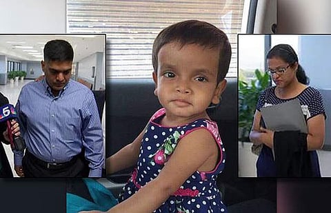 സ്വന്തം കുഞ്ഞിന്റെ രക്ഷകര്‍ത്തൃസ്ഥാനം വേണ്ടെന്ന് വെസ്ലി മാത്യൂസും സിനിയും കോടതിയില്‍ 