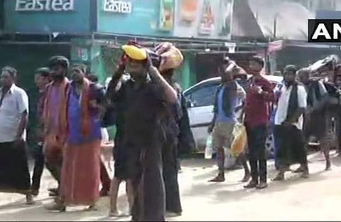 ഭക്തര്‍ എത്തിത്തുടങ്ങി, മാസപൂജയ്ക്കായി നട നാളെ തുറക്കും; ശബരിമലയില്‍ അതീവ സുരക്ഷ