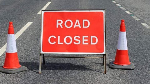 Traffic restrictions in Chalakudy