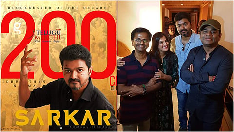 'വിജയ'ക്കുതിപ്പ്; ഒരാഴ്ച കൊണ്ട് 'സര്‍ക്കാര്‍' ഖജനാവിലെത്തിയത് 200 കോടി