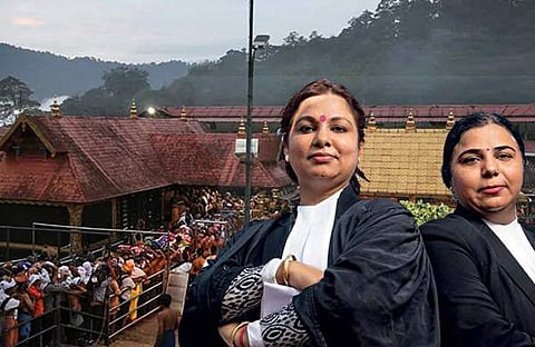 ഒരു സ്ത്രീ നാപ്കിനുമായി അയ്യപ്പസന്നിധിയില്‍ പോകുന്നത് അംഗീകരിക്കാനാവില്ല; ശബരിമല യുവതീ പ്രവേശന വിധിയില്‍  നിലപാട് തിരുത്തി ഹര്‍ജിക്കാര്‍
