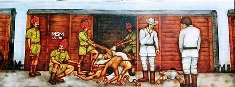 വാഗണ്‍ ട്രാജഡി ചുമര്‍ ചിത്രം നീക്കിയത് അത്യന്തം ഹീനം; ദേശാഭിമാനികളും ജനാധിപത്യ വിശ്വാസികളും പ്രതിഷേധിക്കണം- മുഖ്യമന്ത്രി