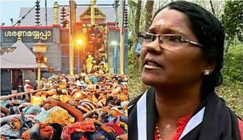 മലകയറാതെ അമ്മിണിയും സംഘവും പിൻമാറി; മടങ്ങുന്നത് കനത്ത പ്രതിഷേധത്തെ തുടർന്ന്