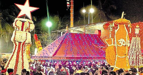 പാര്‍ട്ടി കലശങ്ങളുമായി സിപിഎമ്മും ബിജെപിയും ; കണ്ണൂരില്‍ ക്ഷേത്രോല്‍സവങ്ങളും രാഷ്ട്രീയ ശക്തിപ്രകടനമാക്കുന്നു