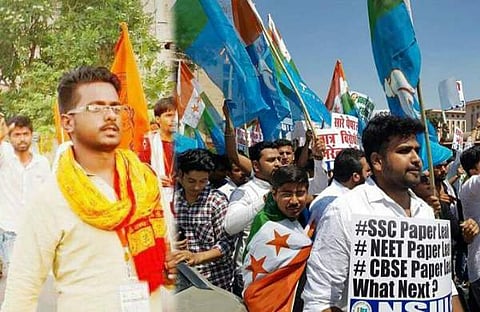 ചോദ്യപേപ്പര്‍ ചോര്‍ച്ചയില്‍ എബിവിപി നേതാവ് അടക്കം മൂന്ന് പേര്‍ അറസ്റ്റില്‍ ; ഒമ്പത് കുട്ടികളും കസ്റ്റഡിയില്‍ 