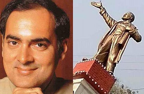 രാജീവ് ഗാന്ധിയുടെ ഏതു പ്രതിമ? ആരു തകര്‍ത്തു? നടക്കുന്നത് ആസൂത്രിത പ്രചാരണമെന്നു സംശയം