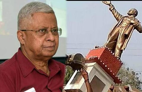 അന്ന് സിപിഎം തകർത്തത് രാജീവിന്റെ പ്രതിമ ; ലെനിന്റെ പ്രതിമ തകർത്ത സംഭവത്തിൽ ചരിത്രം ഓർമ്മിപ്പിച്ച് ത്രിപുര ​ഗവർണർ