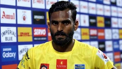 താടിക്ക് പരുക്ക്; ബ്ലാസ്‌റ്റേഴ്‌സ് നിരയില്‍ സി.കെ വിനീത് കളിക്കില്ല