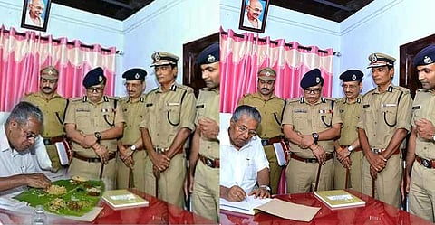  ഫയല്‍ ഒപ്പിടുന്നത് സദ്യകഴിക്കുന്നതാക്കി മാറ്റി; മുഖ്യമന്ത്രിയുടെ വ്യാജചിത്രം പ്രചരിപ്പിച്ചവര്‍ക്കെതിരെ കേസ്‌ 
