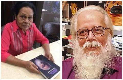 ഫൗസിയ ഹസ്സനെ പിന്തുണച്ച് നമ്പി നാരായണന്‍; നഷ്ടപരിഹാരം നല്‍കണമെന്ന് നേരത്തെ ആവശ്യപ്പെട്ടിരുന്നു