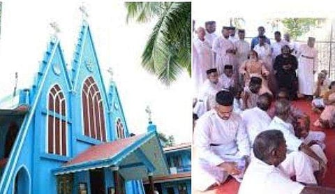 മാന്ദാമം​ഗലം സെന്റ് മേരിസ് പള്ളിയിൽ സംഘർഷാവസ്ഥ; കല്ലേറിൽ ഭദ്രാസനാധിപനടക്കം നിരവധി പേർക്ക് പരുക്ക്