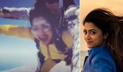 18000 അടി ഉയരത്തില്‍ നിന്ന് എടുത്തുചാടി മമ്ത; താരത്തിന്റെ സ്‌കൈ ഡെവിന് കൈയടിച്ച് ആരാധകര്‍; വീഡിയോ