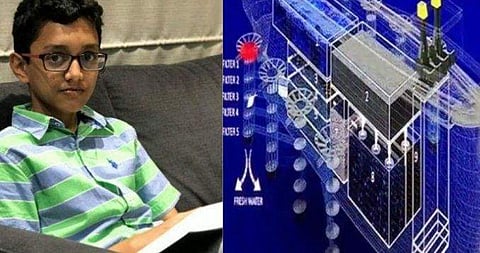 കടലിലെ പ്ലാസ്റ്റിക് മാലിന്യം തടയാന്‍ 'ഇര്‍വിസ് കപ്പല്‍' ; രൂപകല്‍പ്പന പന്ത്രണ്ടുവയസുകാരന്റേത്