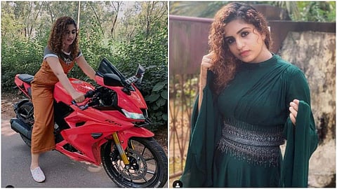 കോളജ് യൂണിയന്‍ ഉദ്ഘാടനത്തിന് ഹെല്‍മെറ്റില്ലാതെ ബൈക്കില്‍ യുവനടി; അമ്പരന്ന് കുട്ടികള്‍; പിന്നാലെ അടിപൊളി ഡാന്‍സ്