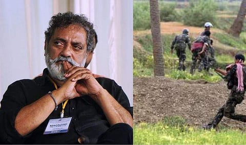 'ഭീകരരെ അതിഭയങ്കരമായ ഏറ്റുമുട്ടലിലൂടെ വെടിവെച്ച് കൊന്ന് കേരളത്തിലെ പാവങ്ങളെ രക്ഷിച്ച ധീര സഖാവ്'; മുഖ്യമന്ത്രിക്കെതിരെ വിമര്‍ശനം