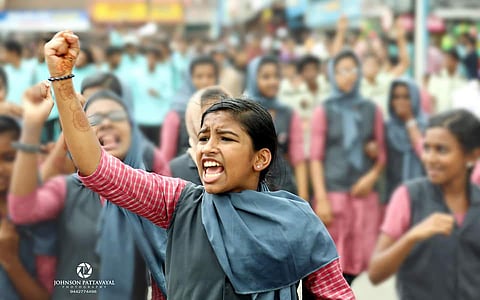 ജോണ്‍സണ്‍ പട്ടവയല്‍ ഫെയ്‌സ്ബുക്കില്‍ പോസ്റ്റ് ചെയ്ത നിദയുടെ ചിത്രം