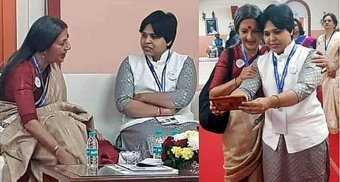 തൃപ്തി ദേശായി ബൃന്ദാ കാരാട്ടിനൊപ്പം; ചിത്രവുമായി കെ സുരേന്ദ്രന്‍