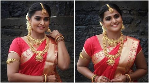 കല്യാണമായോ?; പുതിയ ചിത്രവുമായി രമ്യാ നമ്പീശന്‍