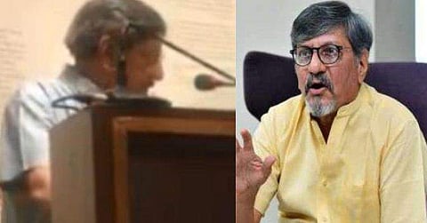 കേന്ദ്രസര്‍ക്കാരിനെതിരെ വിമര്‍ശനം ; അമോല്‍ പലേക്കറിന്റെ പ്രസംഗം തടസ്സപ്പെടുത്തി (വീഡിയോ)
