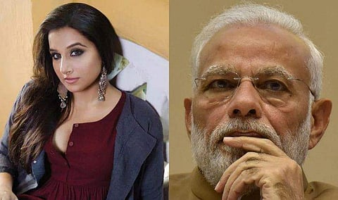 'മാറ്റം വേണമെങ്കില്‍ വോട്ടു ചെയ്യൂ'; നരേന്ദ്ര മോദിയ്ക്ക് മറുപടിയുമായി വിദ്യാ ബാലന്‍