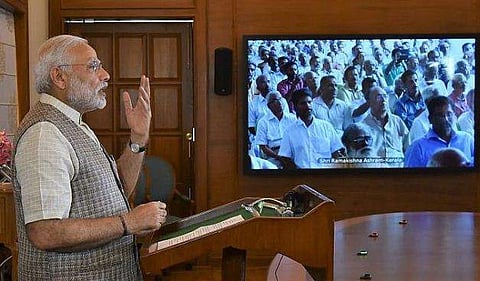 'ഞാനും കാവല്‍ക്കാരന്‍'; നരേന്ദ്ര മോദിയുടെ വീഡിയോ സംവാദം ഇന്ന്; രാജ്യത്തെ 500 മണ്ഡലങ്ങളില്‍ തത്സമയം